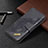 Samsung Galaxy S21 FE 5G用手帳型 レザーケース スタンド カバー B08F サムスン ブラック