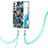 Samsung Galaxy S21 FE 5G用シリコンケース ソフトタッチラバー バタフライ パターン カバー Y18B サムスン グリーン