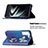 Samsung Galaxy S21 FE 5G用手帳型 レザーケース スタンド パターン カバー B03F サムスン 