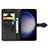 Samsung Galaxy S21 FE 5G用手帳型 レザーケース スタンド パターン カバー S07D サムスン 