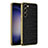 Samsung Galaxy S21 Plus 5G用ケース 高級感 手触り良いレザー柄 AC2 サムスン ブラック