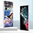 Samsung Galaxy S21 Ultra 5G用シリコンケース ソフトタッチラバー バタフライ パターン カバー Y07B サムスン 