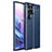 Samsung Galaxy S21 Ultra 5G用シリコンケース ソフトタッチラバー レザー柄 カバー S01 サムスン 