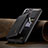 Samsung Galaxy S22 5G用ケース 高級感 手触り良いレザー柄 C03S サムスン ブラック