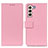 Samsung Galaxy S22 5G用手帳型 レザーケース スタンド カバー M08L サムスン ピンク