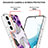Samsung Galaxy S22 5G用シリコンケース ソフトタッチラバー バタフライ パターン カバー S01 サムスン 
