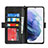 Samsung Galaxy S22 5G用手帳型 レザーケース スタンド カバー T04D サムスン 