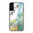 Samsung Galaxy S22 Plus 5G用ハイブリットバンパーケース プラスチック 鏡面 カバー サムスン ライトグリーン