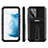 Samsung Galaxy S22 Plus 5G用ハイブリットバンパーケース スタンド プラスチック 兼シリコーン カバー サムスン ブラック