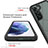 Samsung Galaxy S22 Plus 5G用360度 フルカバー ハイブリットバンパーケース クリア透明 プラスチック カバー M02 サムスン 