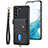 Samsung Galaxy S22 Plus 5G用シリコンケース ソフトタッチラバー レザー柄 カバー SD2 サムスン 