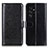 Samsung Galaxy S22 Ultra 5G用手帳型 レザーケース スタンド カバー M07L サムスン ブラック