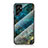 Samsung Galaxy S22 Ultra 5G用ハイブリットバンパーケース プラスチック 鏡面 カバー サムスン グリーン