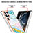 Samsung Galaxy S22 Ultra 5G用シリコンケース ソフトタッチラバー バタフライ パターン カバー Y11B サムスン 