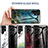 Samsung Galaxy S22 Ultra 5G用ハイブリットバンパーケース プラスチック 鏡面 カバー サムスン 