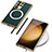 Samsung Galaxy S22 Ultra 5G用ケース 高級感 手触り良いレザー柄 Mag-Safe 磁気 Magnetic AC1 サムスン 