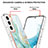 Samsung Galaxy S23 5G用シリコンケース ソフトタッチラバー バタフライ パターン カバー サムスン 