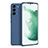 Samsung Galaxy S23 Plus 5G用360度 フルカバー極薄ソフトケース シリコンケース 耐衝撃 全面保護 バンパー S08 サムスン ネイビー