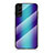 Samsung Galaxy S23 Plus 5G用ハイブリットバンパーケース プラスチック 鏡面 虹 グラデーション 勾配色 カバー M01 サムスン ネイビー