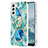 Samsung Galaxy S23 Plus 5G用シリコンケース ソフトタッチラバー バタフライ パターン カバー Y13B サムスン 