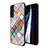 Samsung Galaxy S23 Plus 5G用ハイブリットバンパーケース プラスチック パターン 鏡面 カバー サムスン 