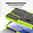Samsung Galaxy S23 Plus 5G用ハイブリットバンパーケース プラスチック アンド指輪 マグネット式 T09 サムスン 