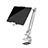 Samsung Galaxy Tab S7 Plus 12.4 Wi-Fi SM-T970用スタンドタイプのタブレット クリップ式 フレキシブル仕様 T43 サムスン シルバー