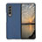 Samsung Galaxy Z Fold4 5G用ハードケース プラスチック 質感もマット カバー H03 サムスン ネイビー