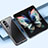 Samsung Galaxy Z Fold4 5G用ハードカバー クリスタル クリア透明 Z01 サムスン 