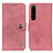 Sony Xperia 1 IV用手帳型 レザーケース スタンド カバー K02Z ソニー ピンク