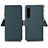 Sony Xperia 1 IV SO-51C用手帳型 レザーケース スタンド カバー B04H ソニー グリーン