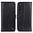 Sony Xperia 10 III Lite用手帳型 レザーケース スタンド カバー M10L ソニー ブラック