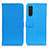 Sony Xperia 10 III SO-52B用手帳型 レザーケース スタンド カバー D09Y ソニー ブルー