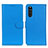 Sony Xperia 10 III SO-52B用手帳型 レザーケース スタンド カバー A03D ソニー ブルー
