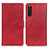 Sony Xperia 10 III SO-52B用手帳型 レザーケース スタンド カバー A05D ソニー レッド