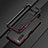 Sony Xperia 10 V用ケース 高級感 手触り良い アルミメタル 製の金属製 バンパー カバー ソニー レッド・ブラック