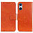 Sony Xperia 5 V用手帳型 レザーケース スタンド カバー N05P ソニー オレンジ