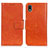 Sony Xperia Ace III SO-53C用手帳型 レザーケース スタンド カバー N05P ソニー オレンジ