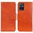 Vivo iQOO Z6 5G用手帳型 レザーケース スタンド カバー N05P Vivo オレンジ