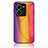 Vivo V25 5G用ハイブリットバンパーケース プラスチック 鏡面 虹 グラデーション 勾配色 カバー LS2 Vivo 