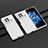 Vivo X Fold Plus用ハードケース プラスチック 質感もマット カバー P01 Vivo ホワイト