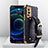 Vivo X70 Pro 5G用ケース 高級感 手触り良いレザー柄 XD4 Vivo ブラック