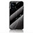 Vivo X70 Pro 5G用ハイブリットバンパーケース プラスチック パターン 鏡面 カバー Vivo ブラック