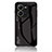 Vivo X80 Lite 5G用ハイブリットバンパーケース プラスチック 鏡面 虹 グラデーション 勾配色 カバー LS1 Vivo ブラック