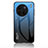 Vivo X90 5G用ハイブリットバンパーケース プラスチック 鏡面 虹 グラデーション 勾配色 カバー LS1 Vivo ネイビー