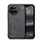 Vivo X90 5G用ケース 高級感 手触り良いレザー柄 DY1 Vivo ブラック