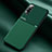 Vivo Y53s NFC用極薄ソフトケース シリコンケース 耐衝撃 全面保護 マグネット式 バンパー Vivo グリーン