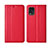 Xiaomi Mi 10 Lite用手帳型 レザーケース スタンド カバー L01 Xiaomi レッド