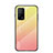 Xiaomi Mi 10T 5G用ハイブリットバンパーケース プラスチック 鏡面 虹 グラデーション 勾配色 カバー LS1 Xiaomi イエロー