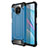 Xiaomi Mi 10T Lite 5G用ハイブリットバンパーケース プラスチック 兼シリコーン カバー R01 Xiaomi ブルー